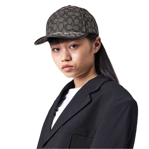 Coach Signature Jacquard Baseball Cap