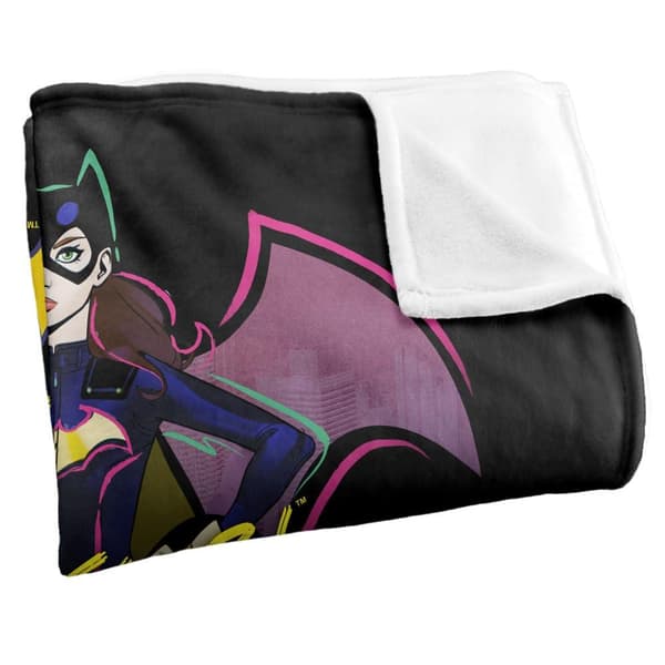 Batman Batgirl Soft Touch Blanket