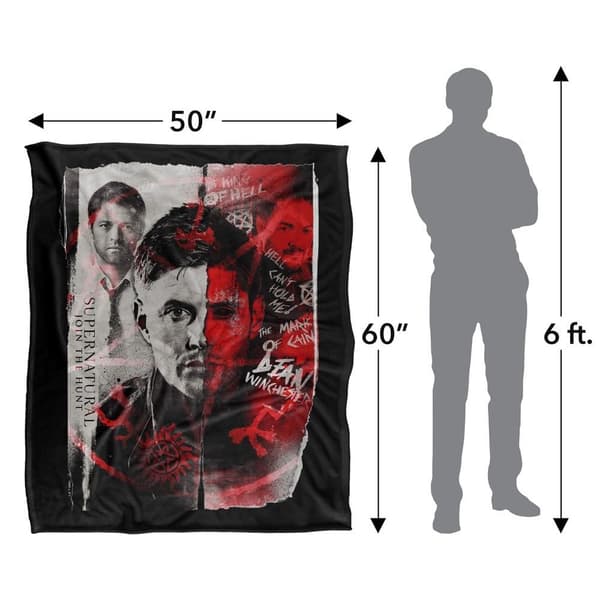 Supernatural Dean Winchester Demon Soft Touch Blanket