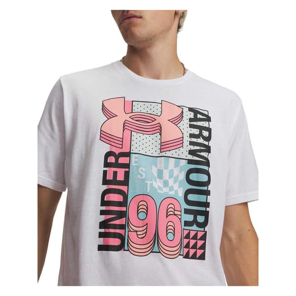 Under Armour T-shirt i polybomull med logotyp för män