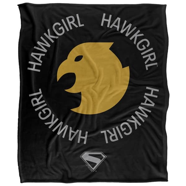 Superman Hawkgirl 2025 Icon Soft Touch Blanket