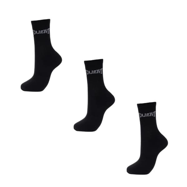 Everlast Dam/Dam Logotyp Crew Strumpor (3-pack)