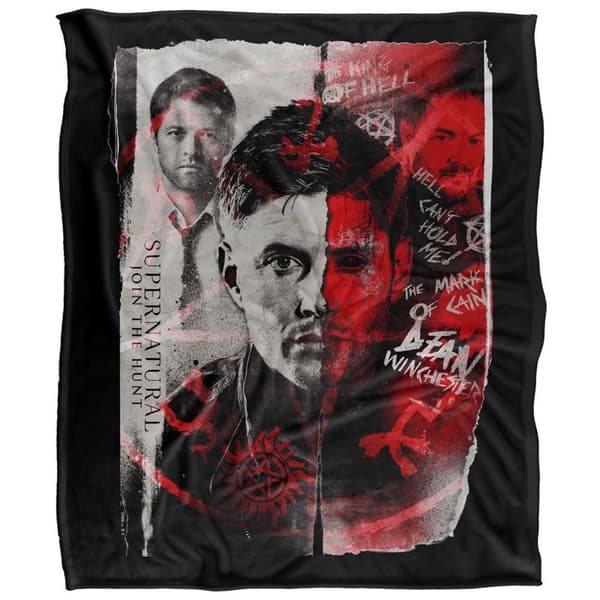 Supernatural Dean Winchester Demon Soft Touch Blanket