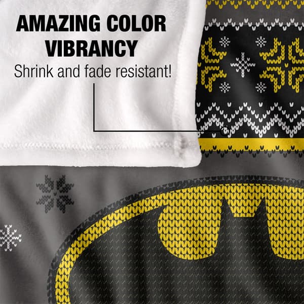 Batman jouluinen Fair Isle -viltti