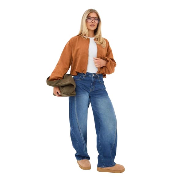 I Saw It First Dam/Dam Barrel Jeans