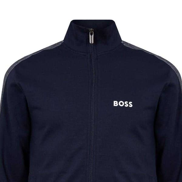 Boss Mens Mock Neck Track Jacket