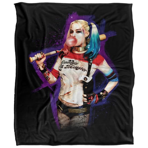 Suicide Squad Harley Quinn Bubble Blanket