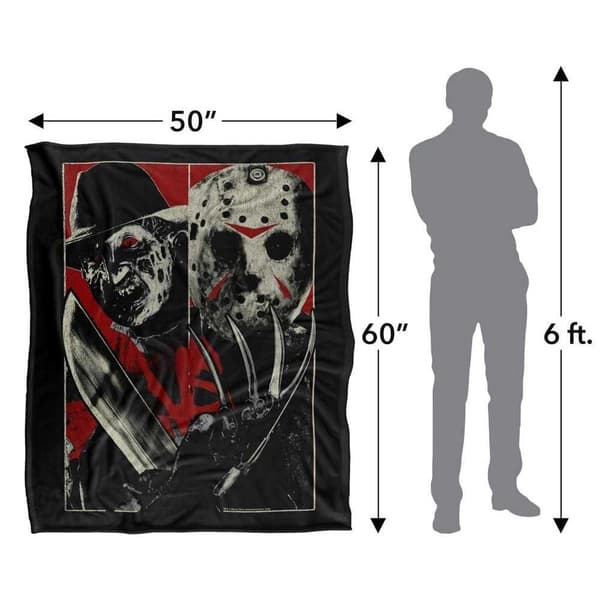 Freddy Vs Jason Printed Soft Touch Blanket