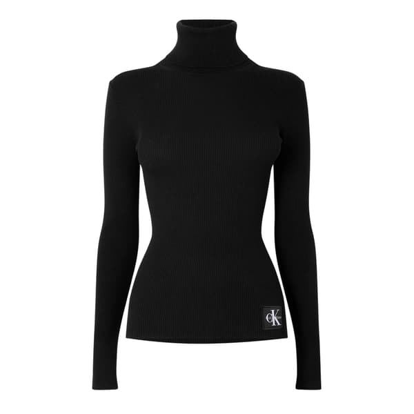 Calvin Klein Dam/Dam Turtleneck Slim Långärmad Tröja Topp