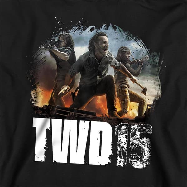 The Walking Dead Childrens/Kids Group Pose Pullover Hoodie