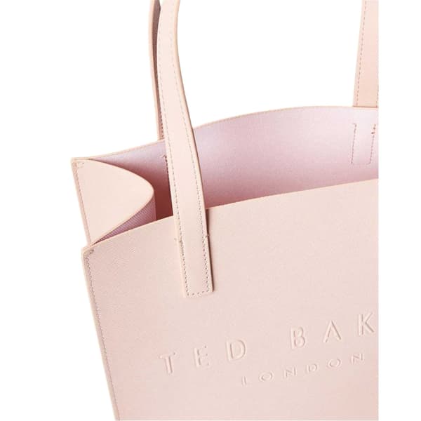 Ted Baker Soocon -logolla varustettu tekonahkainen ostoskassi