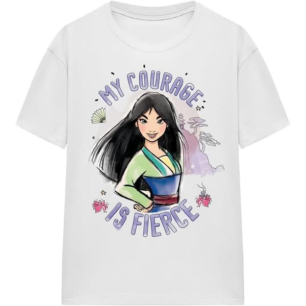 Mulan Dam/Dam Min Tapperhet Är Vild T-Shirt