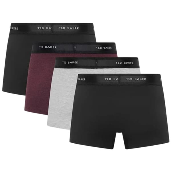 Ted Baker Herr Enfärgade Boxershorts (4-pack)