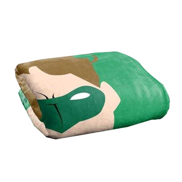 Green Lantern Large Face Soft Touch Blanket