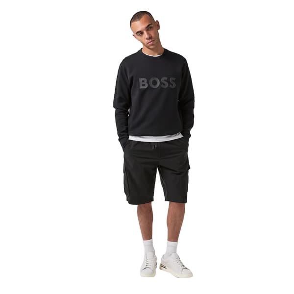 Boss Mens Solid Cargo Shorts