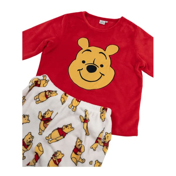 Nalle Puh Dam Långärmad Lång Pyjamas Set