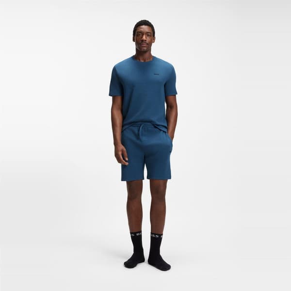 Boss Mens Waffle Knit Structured Pyjama Top