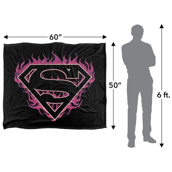 Superman Flame Logo Filt