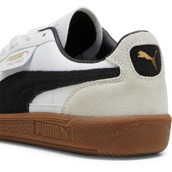 Puma Boys Palermo Classic Leather Flat Trainers