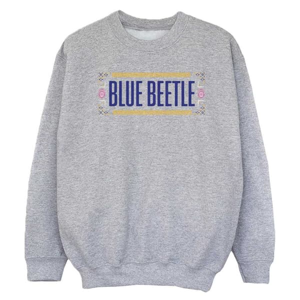 Blue Beetle Girls Patterned Logo Sweatshirt