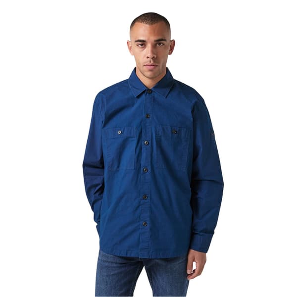 Boss Mens Barrel Collared Long-Sleeved Overshirt