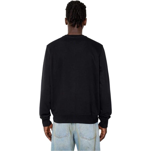 Diesel Mens Logo Crew Neck Sweatshirt