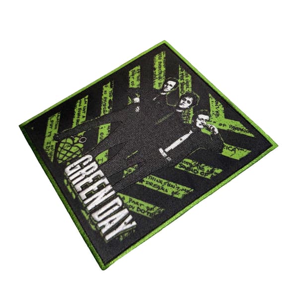 Green Day Grenade Woven Patch