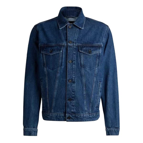 Boss Mens Straight Hem Denim Jacket