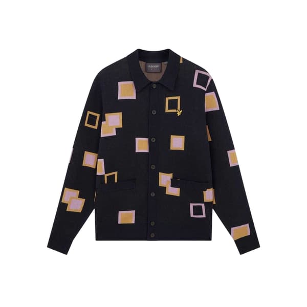 Lyle & Scott Herrkofta Fyrkantig Normal Passform Casual