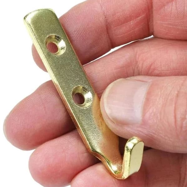 X Brass J-krokar 2-pack