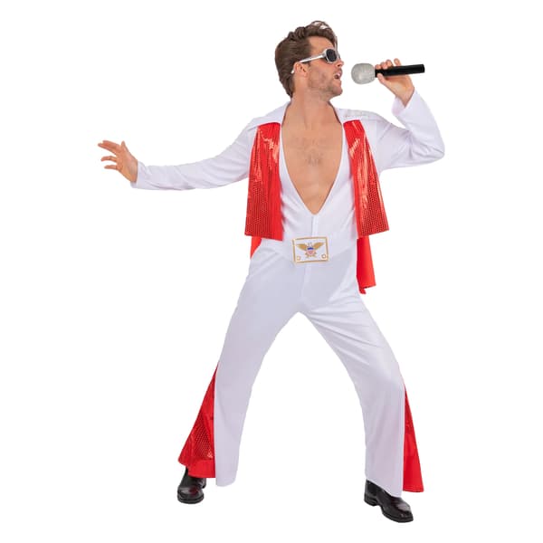 Elvis Mens Costume Jumpsuit