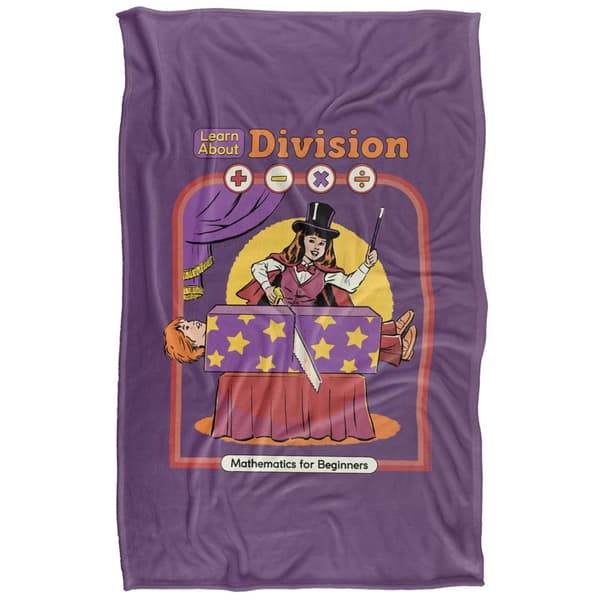 Steven Rhodes Learn About Division Soft Touch Blanket