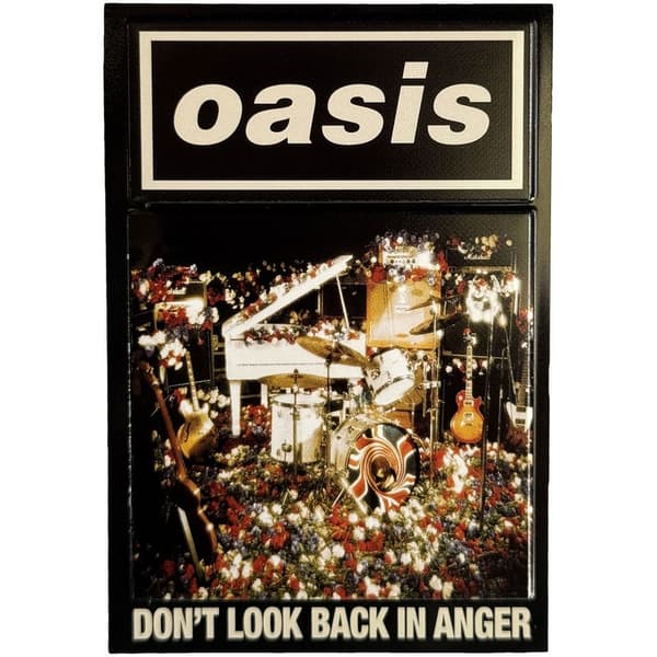 Oasis Don´t Look Back In Anger Singel Kylskåpsmagnet