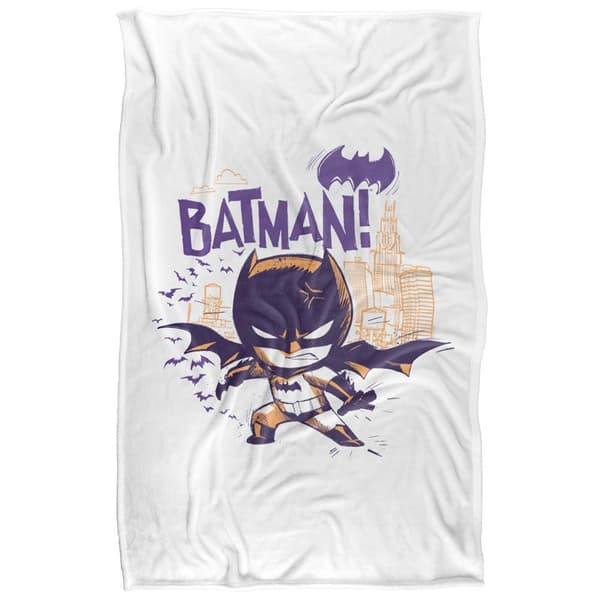 Batman Silkeslen Chibi Pläd