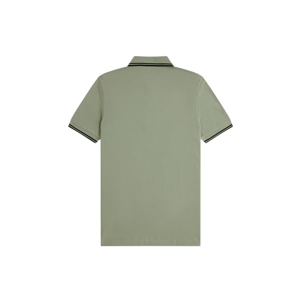 Fred Perry Pikétröja med dubbla ränder för män