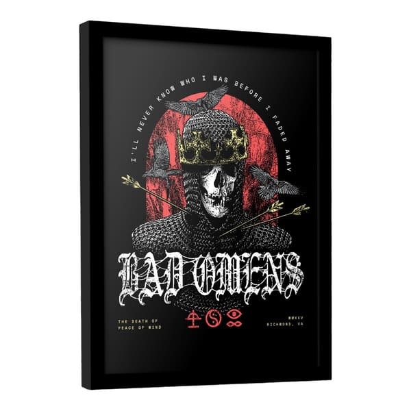 Bad Omens Pierced Warrior Framed Poster