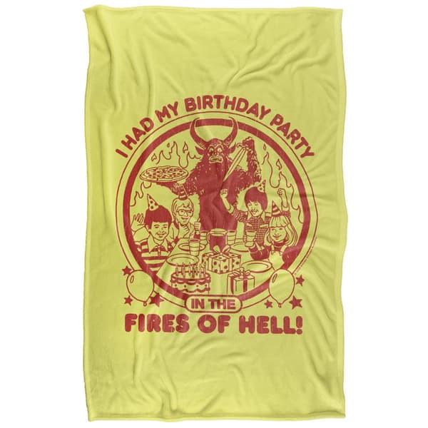 Steven Rhodes Birthday In Hell Soft Touch Blanket