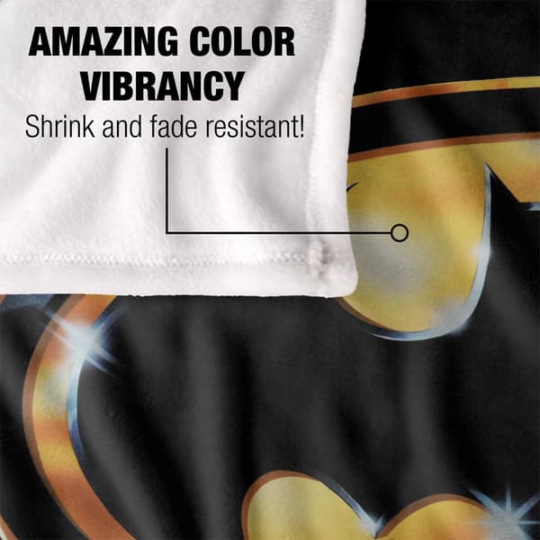 Batman Golden Logo Blanket