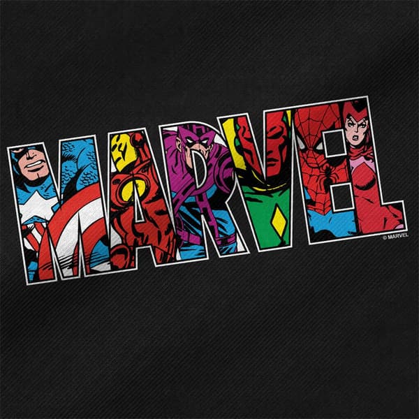 Marvel Comics Strip Logo Tote Bag