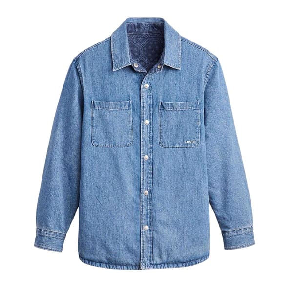 Levis Mens Bryant Patterned Corduroy Overshirt