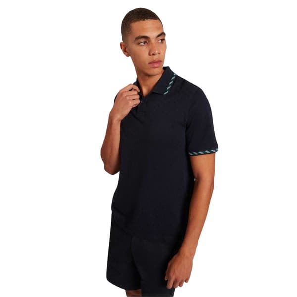 Ted Baker Miesten Jacquard-lyhythihainen pikeepaita