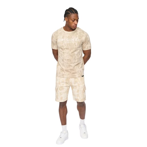 Crosshatch Herr Bardon Camo Cargo Shorts