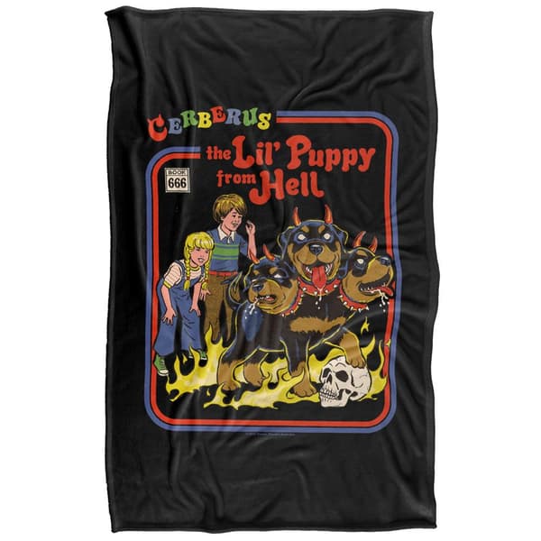 Steven Rhodes Cerberus Puppy Soft Touch Blanket