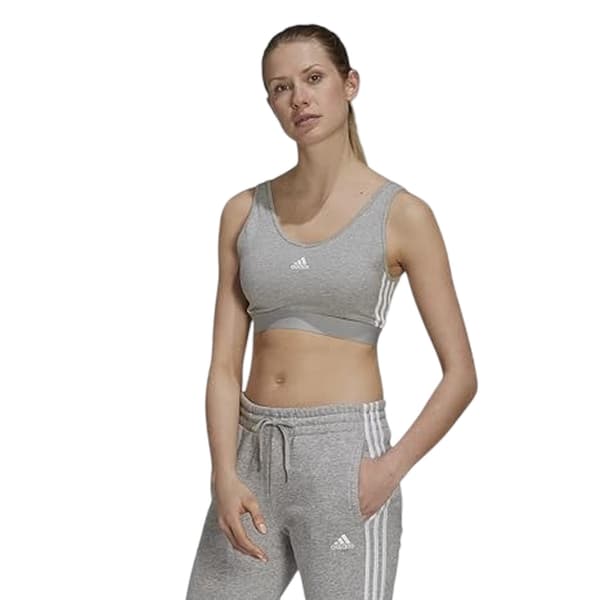 Adidas Dam 3 ränder Croppad Topp