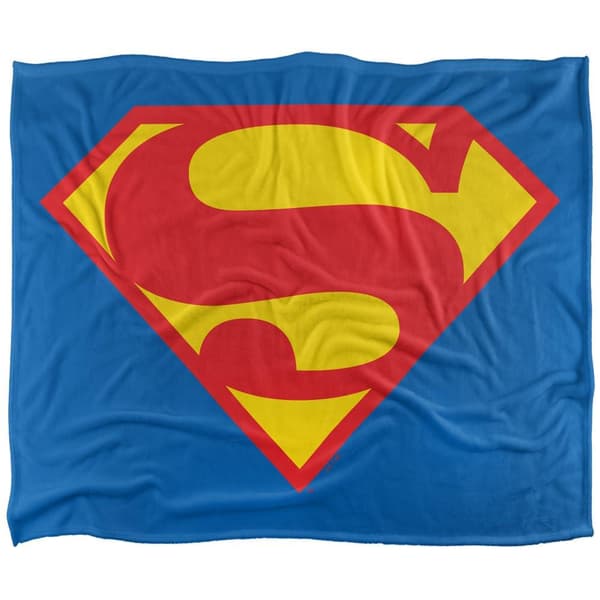 Superman 1993 Shield Soft Touch Blanket