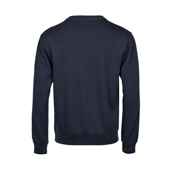 Tee Jays Mens Ribbed Interlock Crew Neck Sweatshirt