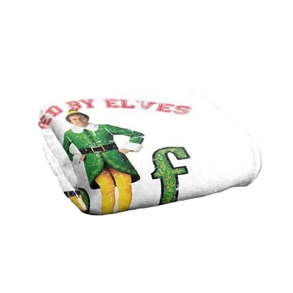 Elf Raised By Elves Soft Touch Christmas Blanket