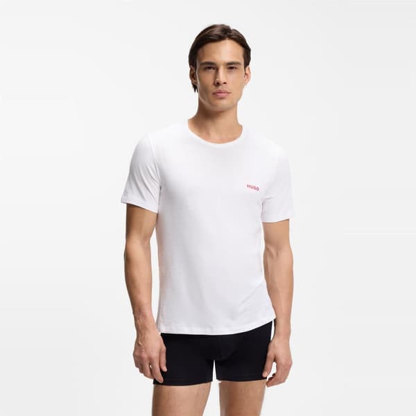 Hugo Pyjamastopp för män, enfärgad (3-pack)
