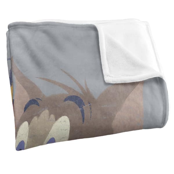 Tom And Jerry Water Damaged Soft Touch Blanket