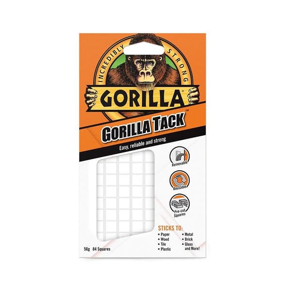 Gorilla Tack 84 Pre-Cut Squares 56g